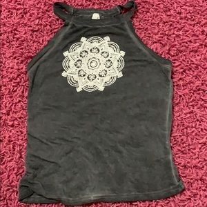 tank with mandala